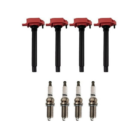 Ignition Coil and Spark Plug Kit 8 Piece - Compatible with 2014 - 2016 Dodge Dart 2.4L 4-Cylinder 2015