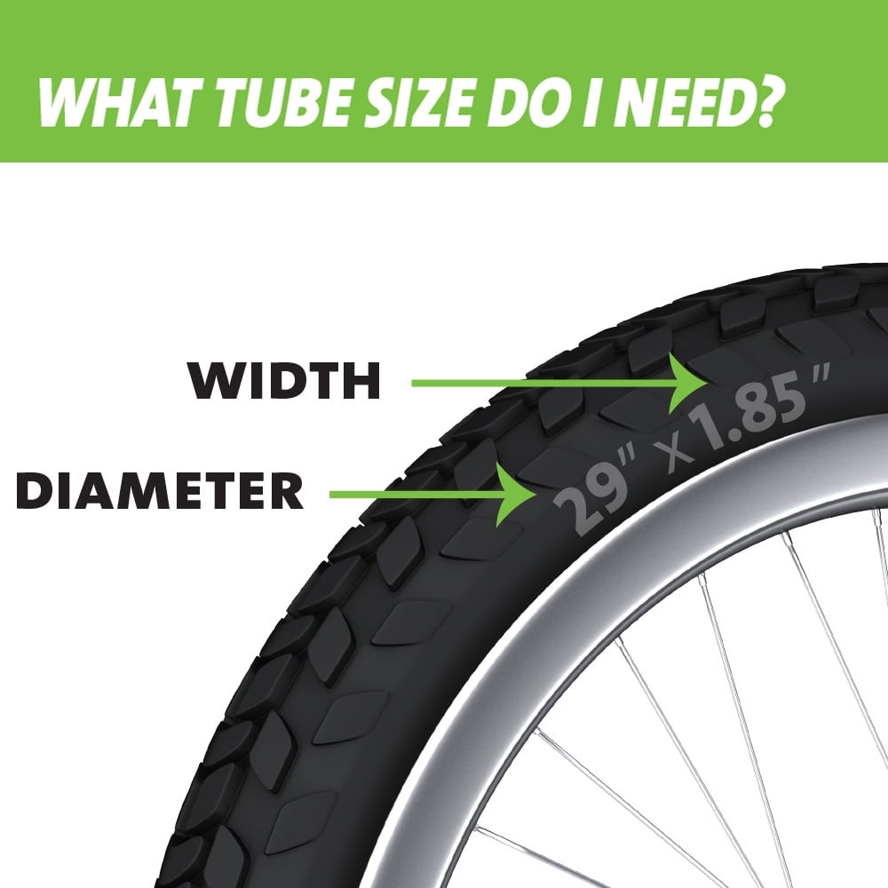 bike tire tube sizes