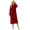 Red, variant on Women Fleece Robe Plush Long Zip Front Warm Soft Zippered Bathrobes S-3XL RHW4002-A-XL