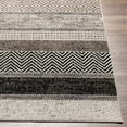 thumbnail image 6 of Boutique Rugs Middlestown Farmhouse Runner Rug - Machine Washable - Black, Cream, Gray - 2'7" x 7'3" Runner, 6 of 19