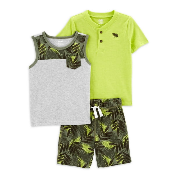 Carter's Child of Mine Baby and Toddler Boy Outfit Set, 3Piece, Sizes