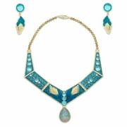 Princess Pocahontas Necklace w/ Earrings Jewelry 3pc Set