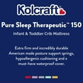 thumbnail image 5 of Kolcraft Pure Sleep Therapeutic 150 Baby Crib/Toddler Mattress, 5 of 15