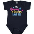 thumbnail image 3 of Inktastic My Grammy and Grampy Love Me with Hearts Boys or Girls Baby Bodysuit, 3 of 5