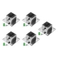thumbnail image 2 of Menolana 5 Pieces Square Post Flange Floor Post Flange Deck Mount Multifunction Post Brackets Anti Rust Handrails Hand Rails Inner Dia 26mm, 2 of 8