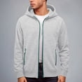 thumbnail image 3 of Kureaily Stylish Hoodies For Men Comfortable And Versatile Zip Up Sweatshirts For Casual Wear In Fall And Winter Men's Pullover Hoodies, 3 of 5