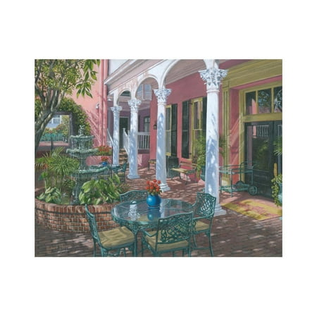 Meeting Street 5 Light - Meeting Street Inn Charleston Print Wall Art By Richard Harpum