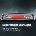 thumbnail image 3 of PIT66 LED 3rd Tail Brake Light Cargo Lamp Chrome Fit For 09-17 RAM 1500 2500 3500, 3 of 9