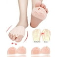 thumbnail image 1 of Soft Gel Bunion Correction Pads Metatarsal Pads, 1 of 5