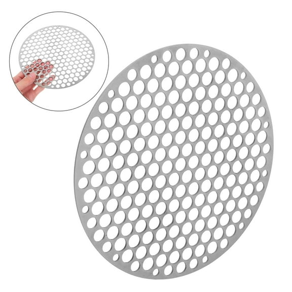LOLIPPYY Round Metal Mesh Grill Grate for BBQ Cooking with Improved Airflow and Enhanced Food Safety