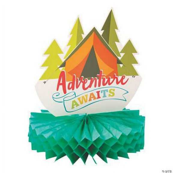 Camp Party Centerpiece, Birthday, Party Decor, 1 Piece