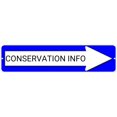 thumbnail image 1 of CONSERVATION EXHIBIT Red Right Arrow 24 x 6 inch Aluminum Composite Sign, 1 of 4