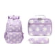 thumbnail image 2 of Mochila ligera y resistente al agua con estampado de margaritas para niñas. Violeta, 2 of 9