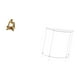 thumbnail image 5 of Estatua De Pensador Abstracto De Acrílico, Decoración De Mesa Para Sala De Estar, Estantería De Oficina Y Mesita De Noche Estrecha De Dos Niveles, Decoración De Mesa Auxiliar., 5 of 8
