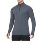 thumbnail image 2 of pstuiky hombres de manga larga, Protector solar de invierno para hombre, transpirable, de color sólido, con cremallera, cuello alto y manga larga. Tops de hombre xxl, 2 of 6