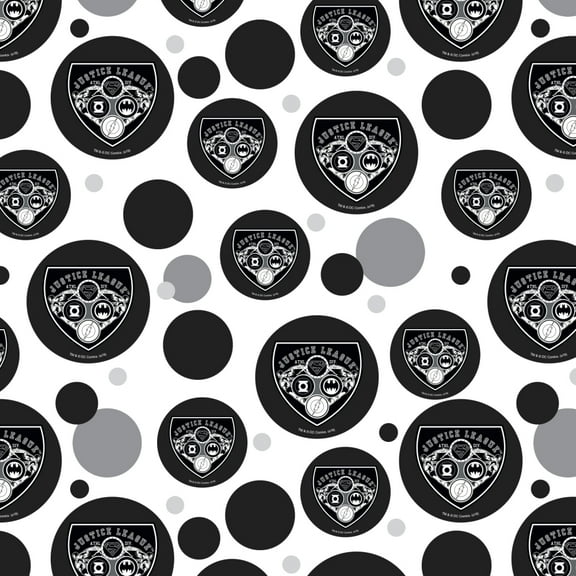 Justice League Athletic Shield Logo Premium Gift Wrap Wrapping Paper Roll