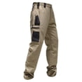 thumbnail image 1 of Mens Casual Pants Canvas Heavy Duty Tactical Quick Dry Utility Pockets Utility Work Tactical Pants for Men, S, 1 of 8