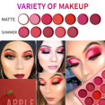 thumbnail image 3 of Palette de Fards à Paupières Mini Maquillage Mat Scintillant Haute Pigmentation (Rouge), 3 of 7