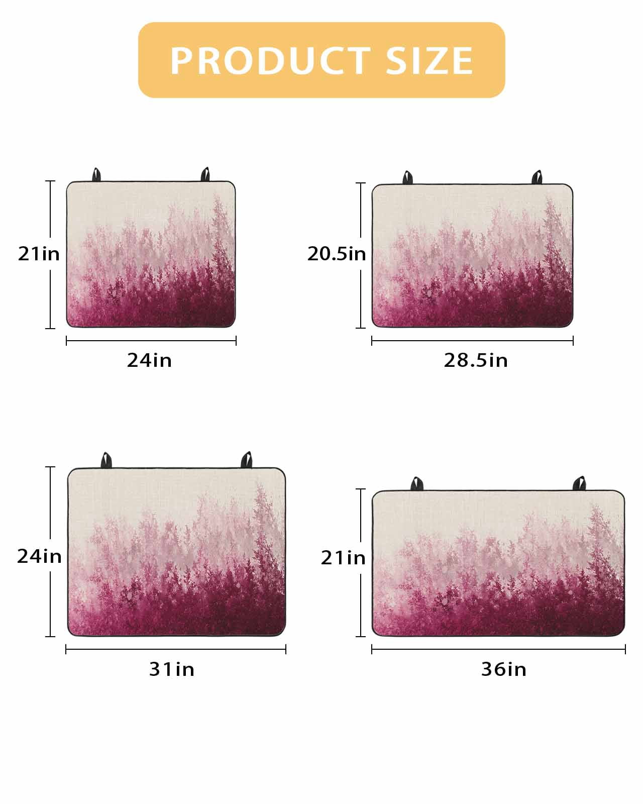 nqOlkjepod Large Induction Cooktop Protector Mat 36"x21", Pink Botanical Stove Top Covers for Electric Stove, Spring Summer Farmhouse Retro Beige Stove Burner Cover Mats, Glass Top Stove Cover
