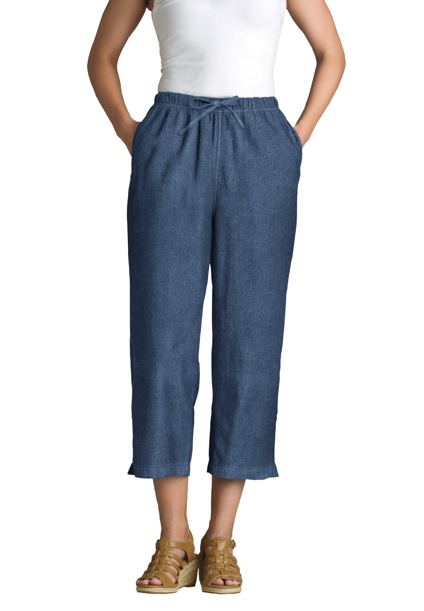 women's plus size petite capris
