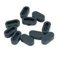 thumbnail image 4 of Conjunto de Tapones de Silicona para Protección contra Polvo - Pack de 10 Unidades, Color Negro, 4 of 5