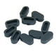 thumbnail image 4 of Conjunto de Tapones de Silicona para Protección contra Polvo - Pack de 10 Unidades, Color Negro, 4 of 5