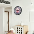 thumbnail image 6 of Voice Activated Clock with Glow Light 12 Inch Large Silent Wall Clock Battery Operated for Home Decor Happy Santa Claus, 6 of 8