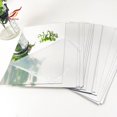 thumbnail image 3 of Self Adhesive 0.1MM 50X200cm Vinyl Sticker Silver Reflective Mirror KTV Bar Mirror Vinyl Roll Restaurant Wallpaper, 3 of 4