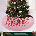 thumbnail image 6 of FMSHPON Valentine's Day Mother's Day Red Heart Love Xmas Christmas Tree Skirt Stand Mat for Holiday Party Decoration Indoor Outdoor 36 inches, 6 of 6