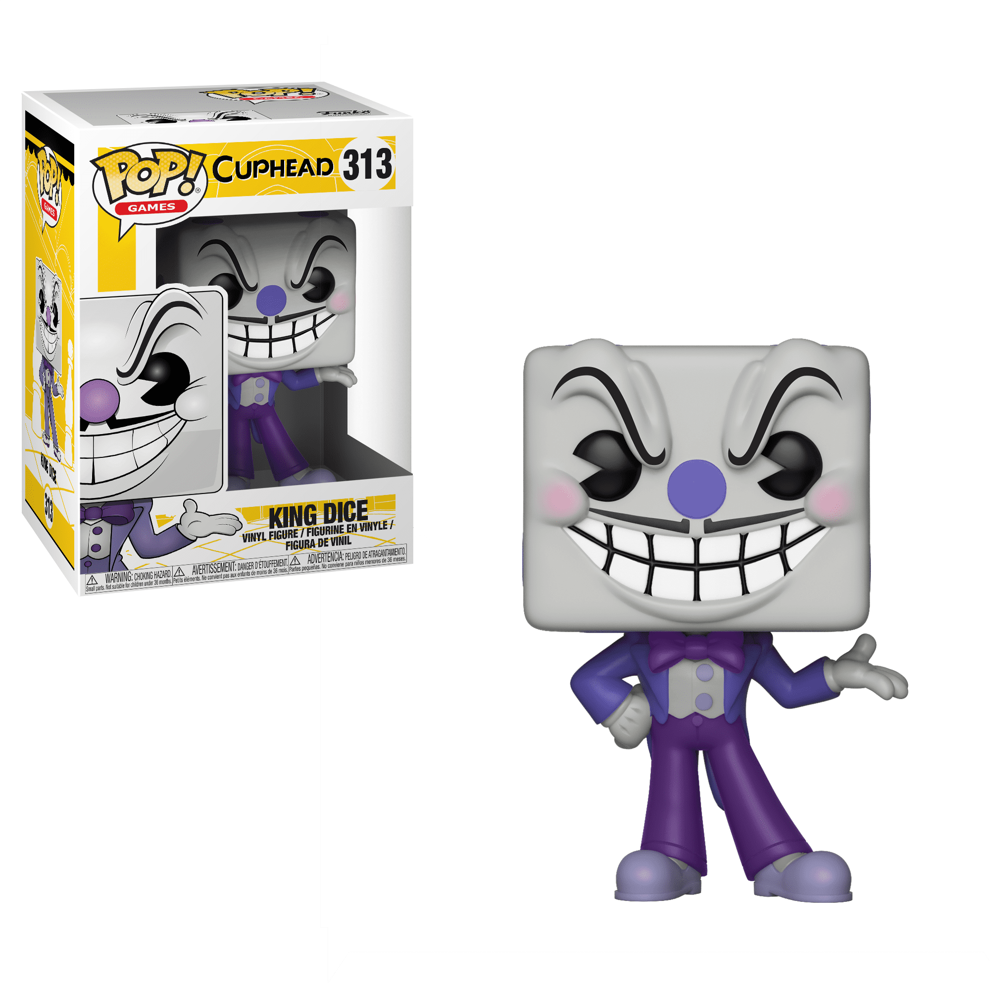 Brand New Funko Cuphead Collectible Action Figure King Dice 