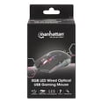 thumbnail image 3 of Mouse Gaming Óptico Manhattan USB-A con iluminación LED Siete botones, 3 of 4