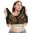 thumbnail image 4 of Valcatch Plus Size Women's Front Button Bra - Wide Shoulder Straps, Wireless & Lace Design for Big Busted, 4 of 4