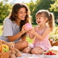 thumbnail image 3 of Jumbo Peach Squish Toys, 6" Pink Fruit Taba Squish Toys, Stress Balls, Gifts, 3 of 7