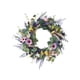 thumbnail image 4 of Corona de lavanda, corona floral artificial para puerta delantera, para interior y exterior, fiesta en casa, 4 of 9