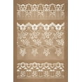 thumbnail image 2 of Aubert, Felix 11x14 White Modern Wood Framed Museum Art Print Titled - Designs for Lace and Embroidery (1899) - II, 2 of 4