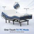 thumbnail image 4 of SAINCH Twin XL Adjustable Bed Frame with Massage, Electric Bed Base Frame with Adjustable Head and Foot, Wireless Remote, Zero Gravity & Anti-Snore, 4 of 7