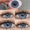 thumbnail image 1 of Lentes de contacto de Color para ojos, lentillas graduadas para miopía con grado, Cosméticos azules, pupila de belleza de contacto, 1 of 3