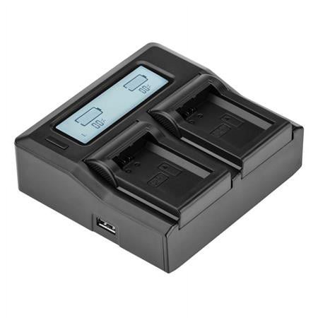 UPC: 0818242701384 | Dual Smart Charger with LCD Screen for Sony NP-FW50