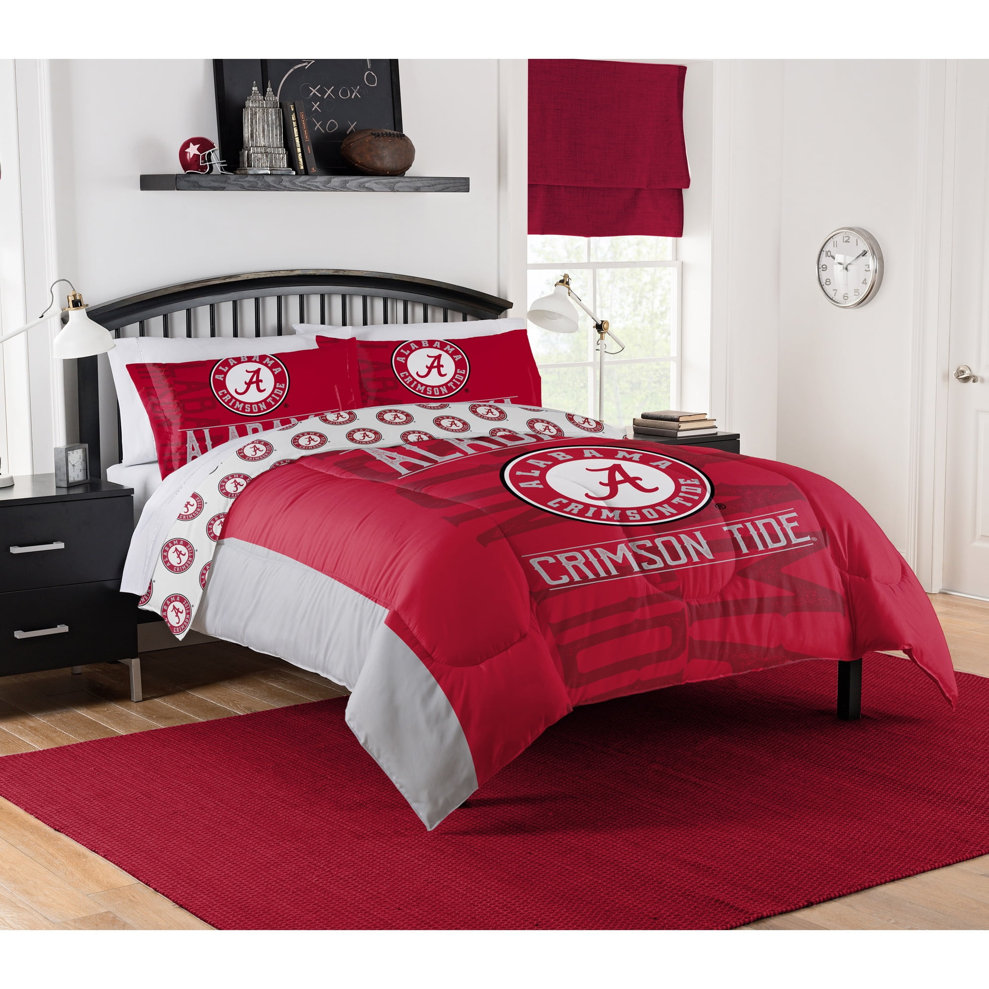 Alabama Crimson Tide V1 Quilt Blanket Bedding Family Gift For Him Father's Day