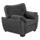thumbnail image 2 of Sala 3-2-1 DICASA Monza (Sofá, Love Seat y Sillón) Gris Carbon para Sala, 2 of 8