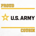 thumbnail image 3 of CafePress - Proud Army Cousin Black And Gold Golf Shirt - Golf Shirt, Pique Knit Golf Polo, 3 of 4