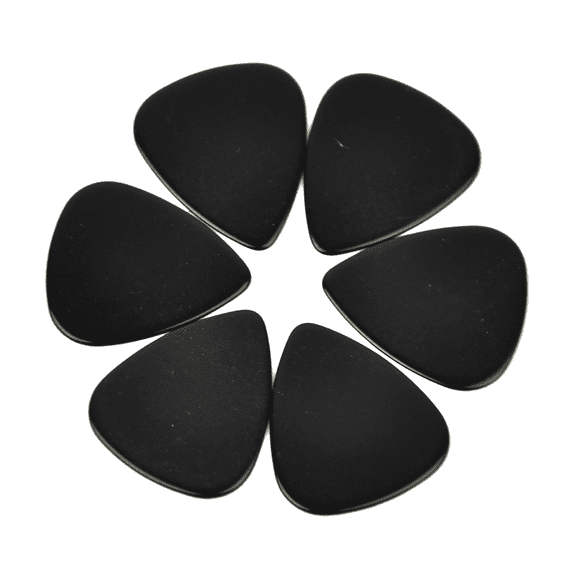 Heavy 0.96mm 351 Shape Blank Guitar Picks Plectrums Celluloid Solid Black PACK of 100Pcs