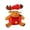B, variant on TOYOUME Plush Christmas Stuffed Animals, 9.8 Inch Sitting Bear with Hat and Clothes, Holiday Decor, C