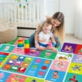 thumbnail image 4 of Kids Rug for Playroom, ABC Alphabet, Month, Weather, Week and Shapes Educational Learning Rug, Kids Play Rug Carpet for Bedroom Classroom, Toddler Baby Mat, Playtime (110.2X78.7 INCH), 4 of 12