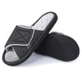 Oyang Men's Fuzzy House Slippers with Arch Support Orthotic Heel Cup