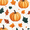 Pumpkins Pattern, variant on Yayeee Foldable Storage Basket for Shelves with Handles Waterproof Cloth Bins, Pumpkins Pattern