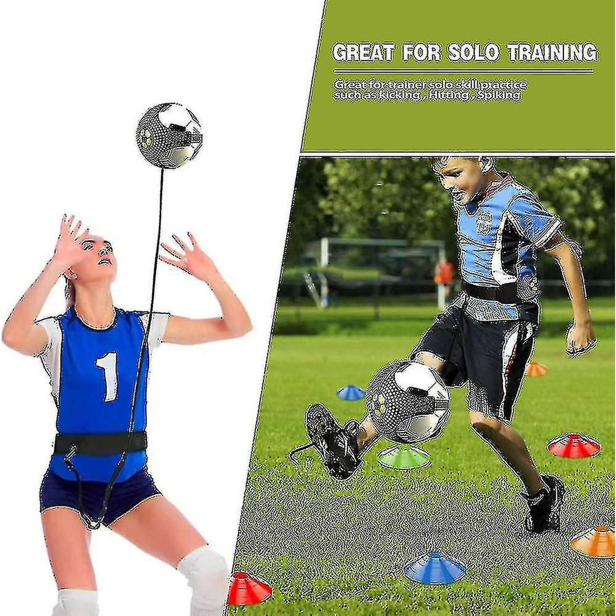 Football Speed Agility Training Set Agility Ladder 12 Sports Cones And Football Kick Trainer Football Training Equipment Footwork Drills For Kids A Walmart