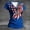 Blue, variant on Women American Flag T-Shirts Cute Summer V Neck Novel Fashion Dragonfly Graphic Tee Shirts Slim Fit Vintage Short Sleeve Tops for Daily 2026 Beige XXL