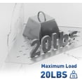 thumbnail image 4 of lives 2 Pack Corner Shower Shelves-Brushed Square-Diamond-shaped, 4 of 8
