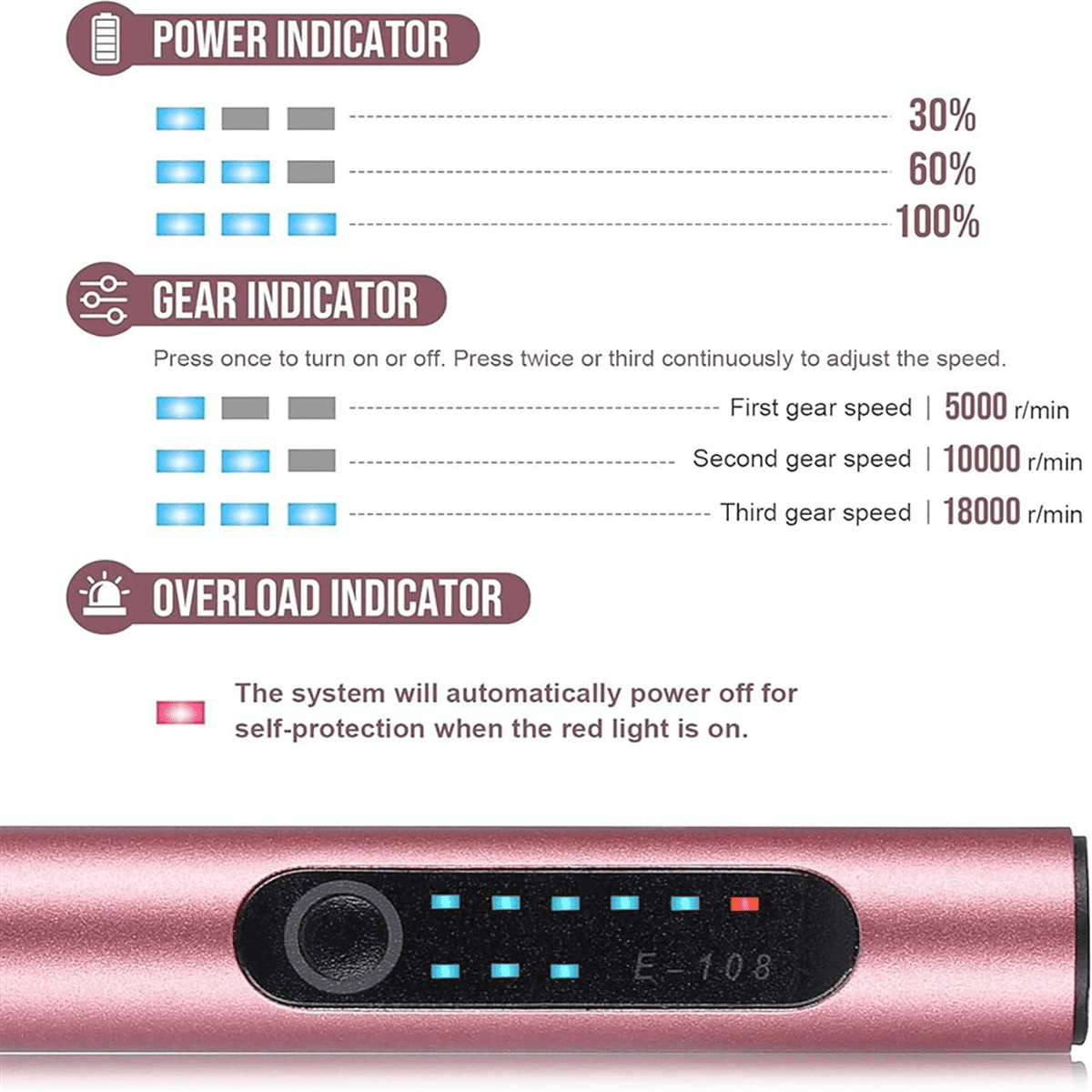 Electric Engraving Pen with 37 Bits, USB Rechargeable Cordless , Portable DIY Rotary Engraver